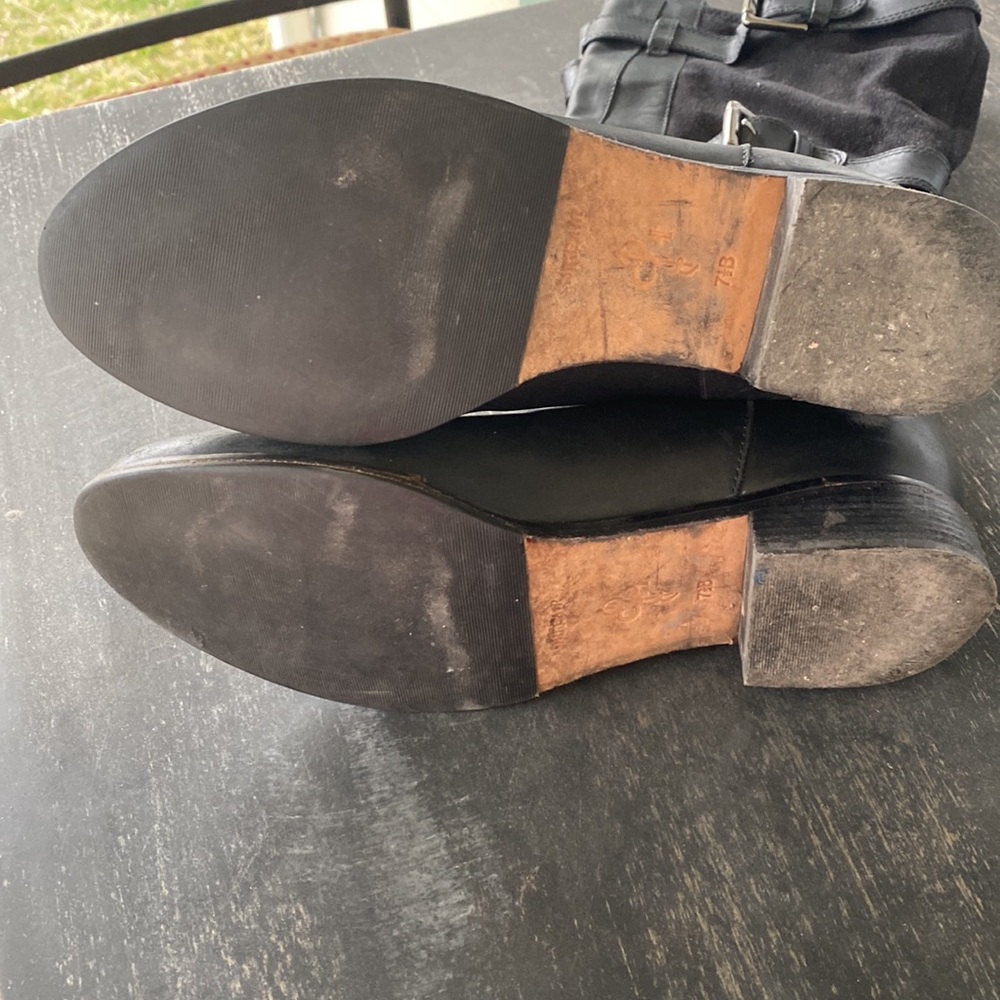 Cole Haan Nike Air Tall Black Boots - Picture 3 of 4